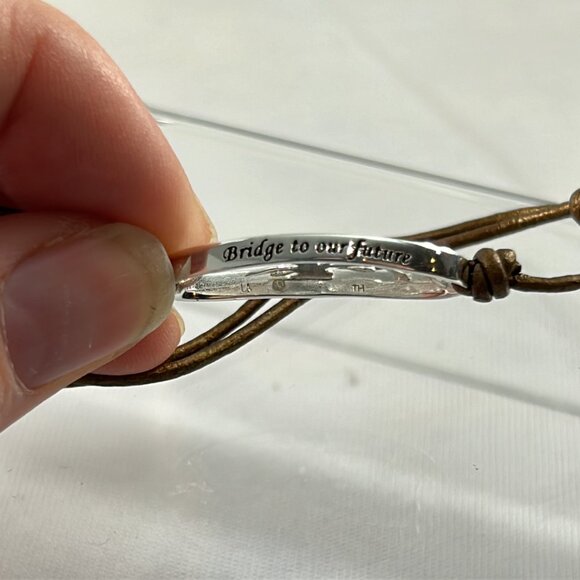 Lot 8 Corded Beaded Bohemian Bracelets Layering Family Cross Heart Tree Shells - Picture 7 of 15